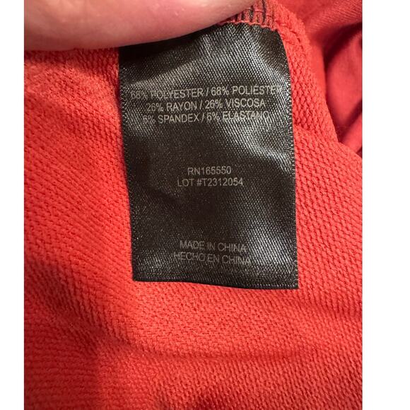 32 Degrees Cool Ladies' Soft Lux Activewear Dress Coral Garnet Rose Size XXL - Picture 11 of 11